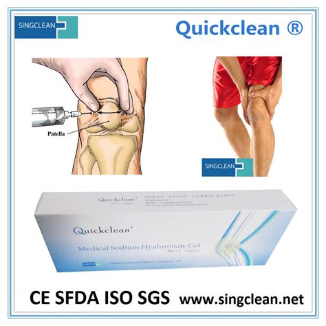 Ce Quickclean Hyaluronic Acid Injections for Osteoarthritis Pain - Hyaluronic Acid Joint ...