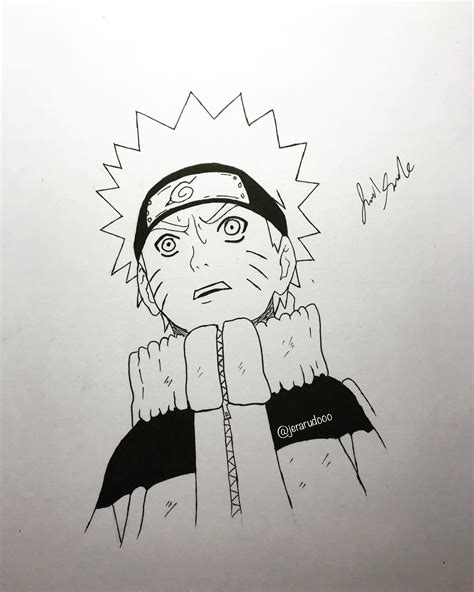 Manga style Naruto Fanart! Hope you guys like it! : r/Naruto