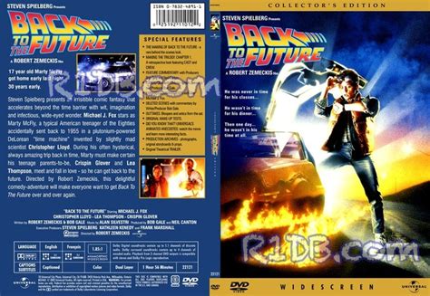 Back to the Future - DVD front cover | Zemeckis, The future movie, Steven spielberg