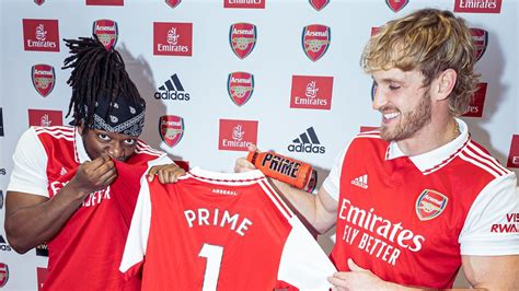 Arsenal FC partners with PRIME hydration drink!