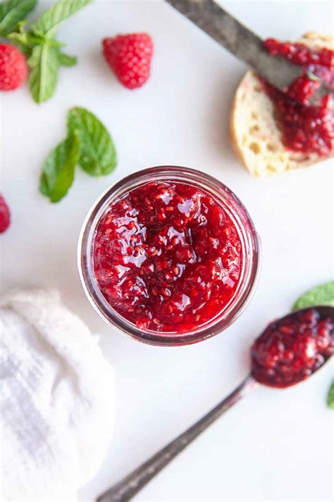 No-Pectin Raspberry Jam Recipe - Noshing With The Nolands