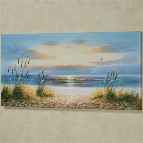 Coastal Retreat Handpainted Canvas Wall Art