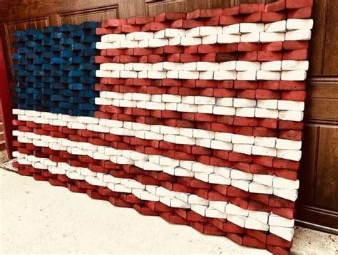 Wood American Flag Wall Art/ Wood American Flag/ American Flag | Etsy ...