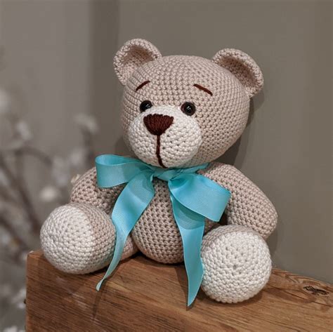 Classic Teddy Bear Crochet Pattern — Knit Paint Sew