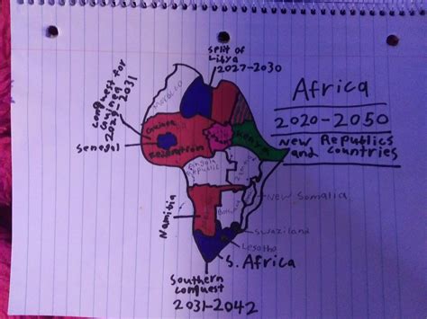 Drew my Future of Africa map : r/cartography