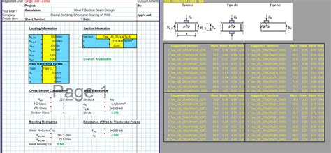 Steel Beam Design Spreadsheet - CivilWeb Spreadsheets