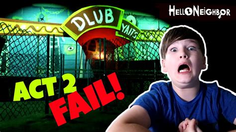 Hello Neighbor Act 2 Basement Escape? - YouTube