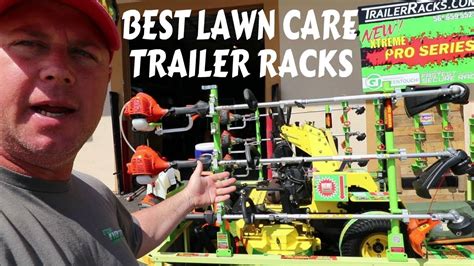 Lawn and Landscape Trailer Racks, Lawn Care Setups Made Easy - YouTube