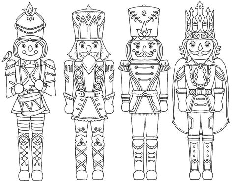 Funny Nutcrackers coloring page - Download, Print or Color Online for Free