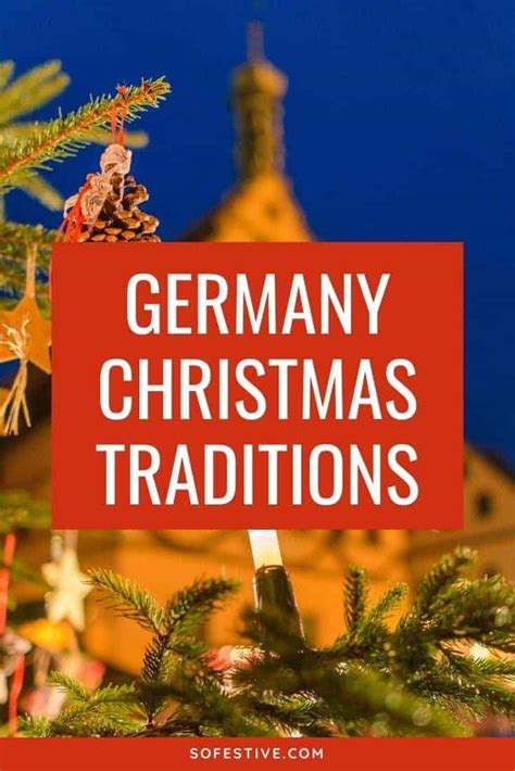 Popular German Christmas Traditions | SoFestive.com