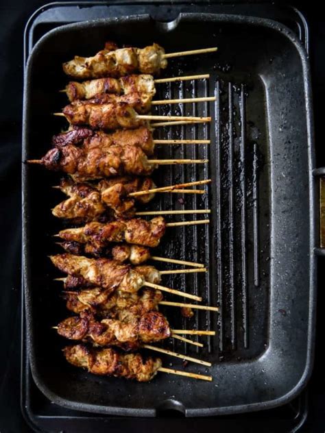 How to make stove-top/grill pan chicken satay. | Island smile