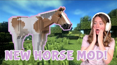 NEW HORSE GAME - MINECRAFT? SWEM MOD REACTION | Pinehaven - YouTube