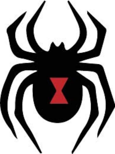 Black Widow Spider Logo - Etsy