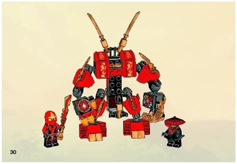 View LEGO® instruction 70500 Kai's Fire Mech - LEGO instructions and ...