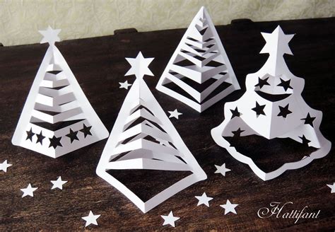 Hattifant’s 3D Paper Christmas Trees - Hattifant | 3d christmas tree, Paper christmas tree ...