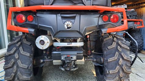 Can am Outlander rear winch Axon 35-S | Can-Am ATV Forum