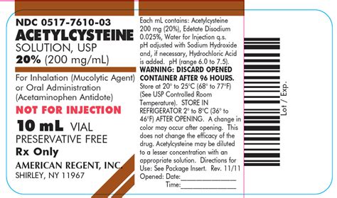 DailyMed - ACETYLCYSTEINE inhalant