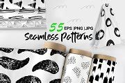 Black & White - Seamless Patterns | Graphic Patterns ~ Creative Market
