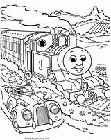 Thomas Tank Coloring Page sketch template