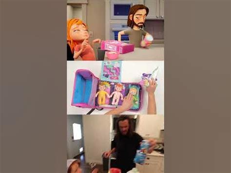 DONT EAT PUFFS!! cartoon adley turns into a BABY! unboxing winter workshop crazy babies play ...