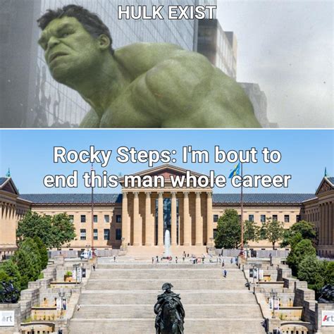 No stairs! : r/marvelmemes