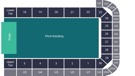 Stadium MK Seating Map