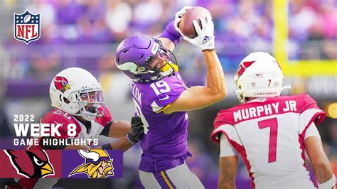 Arizona Cardinals vs. Minnesota Vikings | 2022 Week 8 Game Highlights - Win Big Sports