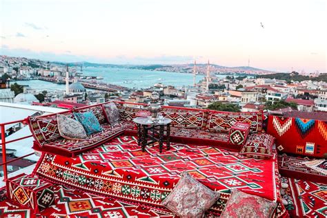 Rooftop Sunset over Istanbul | Most Instagrammable Spot in Istanbul