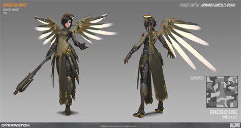 Mercy Camouflage Skin Art - Overwatch Art Gallery