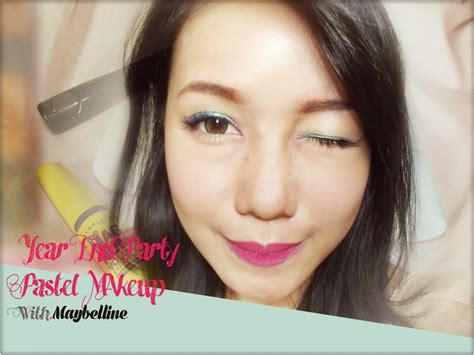 Beauty Blogger Indonesia by Lee Via Han: Tampil Cantik dengan Makeup Year End Pastel dari Maybelline