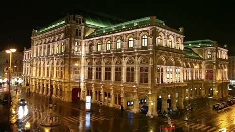 vienna state opera house night Stock Footage Video (100% Royalty-free ...