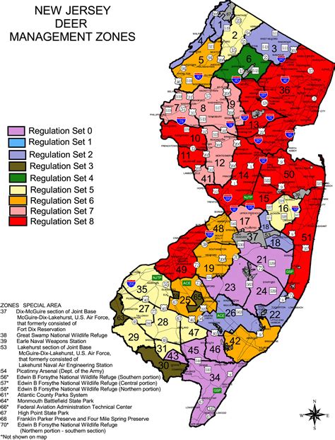 NJDEP Division of Fish & Wildlife - Deer Management Zone Descriptions