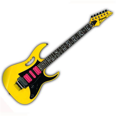 IBANEZ JEMJR YELLOW JEM/UV series Steve Vai Signature Electric Guitar ...