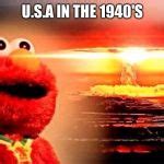 elmo nuclear explosion Meme Generator - Imgflip