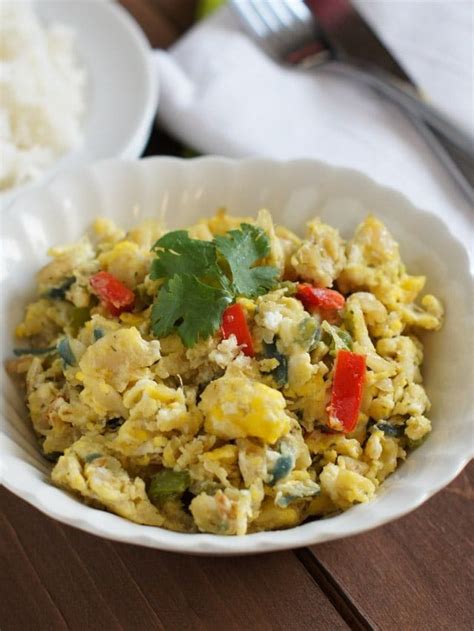 Bacalao con Huevos (Codfish and Eggs Scramble) Story - My Dominican Kitchen