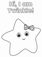Twinkle Little Star Coloring Page sketch template