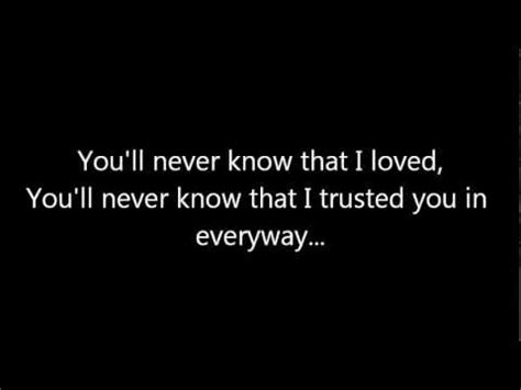 Lawson - You'll Never Know Lyrics - YouTube