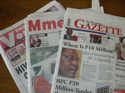 Economic Research: Botswana Newspapers The Voice