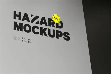 Hazard Mockups | 24x Signage Mockup Bundle