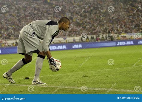 Brazilian goalkeeper Dida editorial stock photo. Image of goalkeeper ...