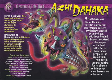 Image - Azi Dahaka front.jpg | Wierd N'wild Creatures Wiki | FANDOM ...