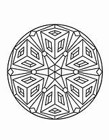 Geometric Coloring Pages Free Printable PDF sketch template