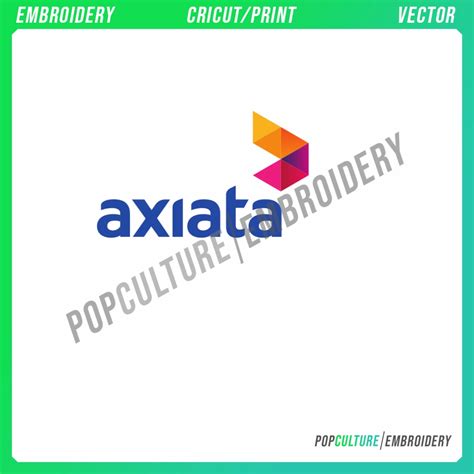 Axiata Logo • Pop Culture Embroidery • Axiata Logo 100k+ Embroidery ...