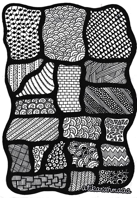 Printable Zentangle Patterns For Kids