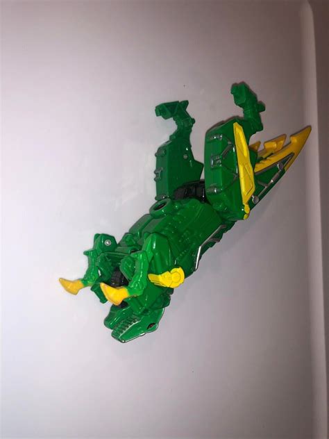 Power Rangers Dino Charge Raptor Zord Green (READ) no charger | #4579022297