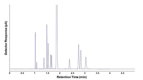 Gas Chromatography Graph