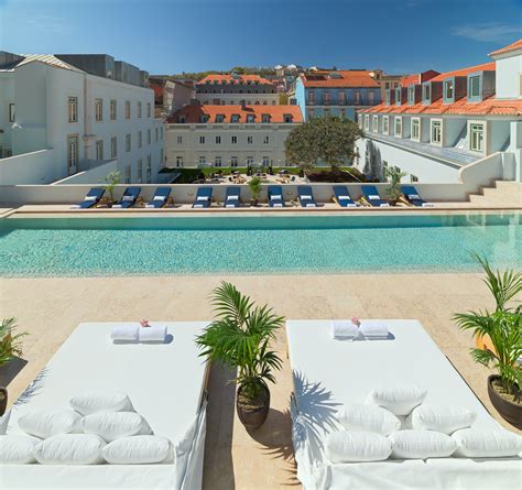 One Hotel - The pool at One Hotel Lisbon is one of the few outdoor hotel pools in the city | CSQ ...