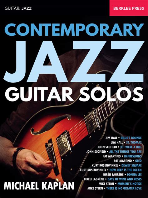 Contemporary Jazz Guitar Solos - Berklee Guide | Hal Leonard Online