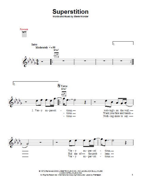 Superstition | Sheet Music Direct