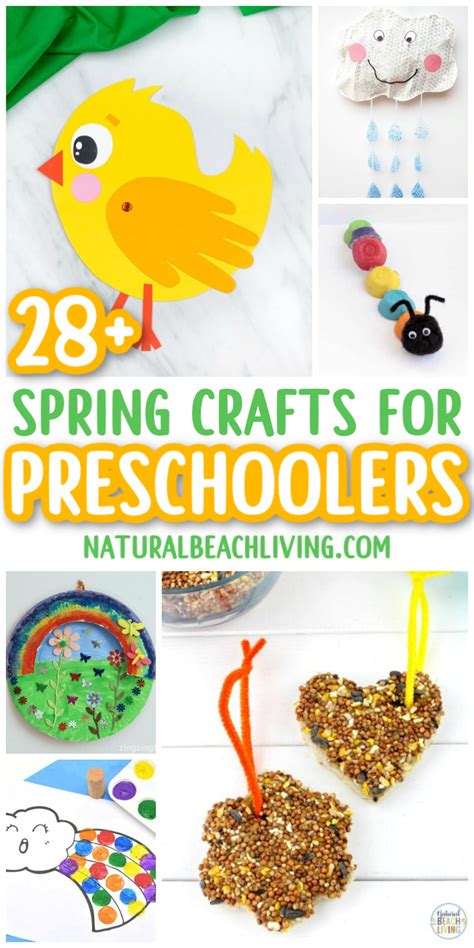 30+ Spring Preschool Crafts - Spring Art and Craft Activities - Natural Beach Living